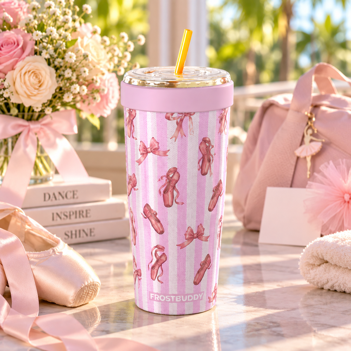 FrostBuddy ToGo Buddy 30 oz - Vintage Ballerina