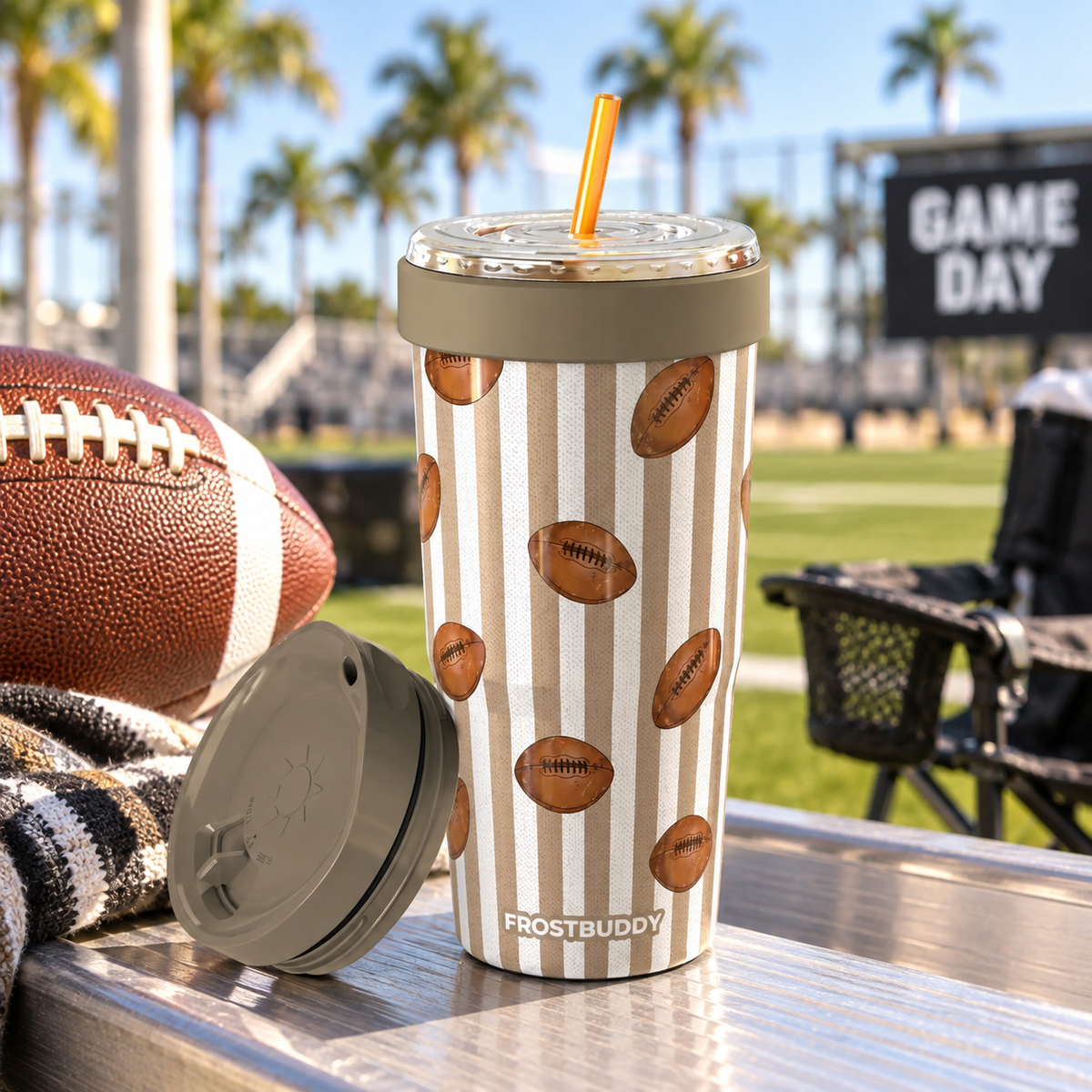 FrostBuddy ToGo Buddy 30 oz - Vintage Football