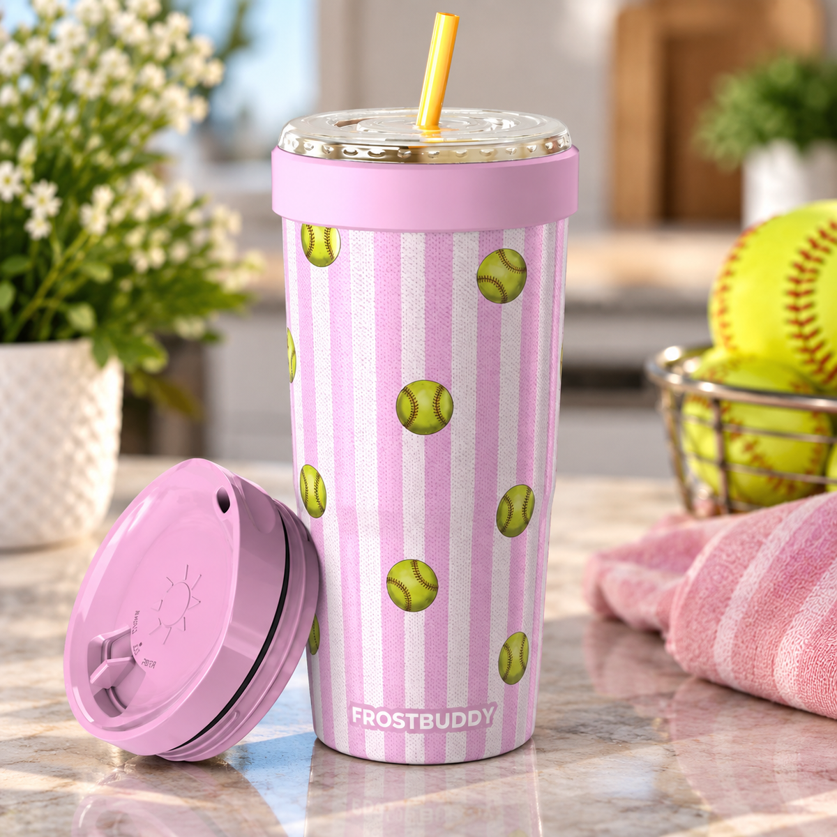 FrostBuddy ToGo Buddy 30 oz - Vintage Softball