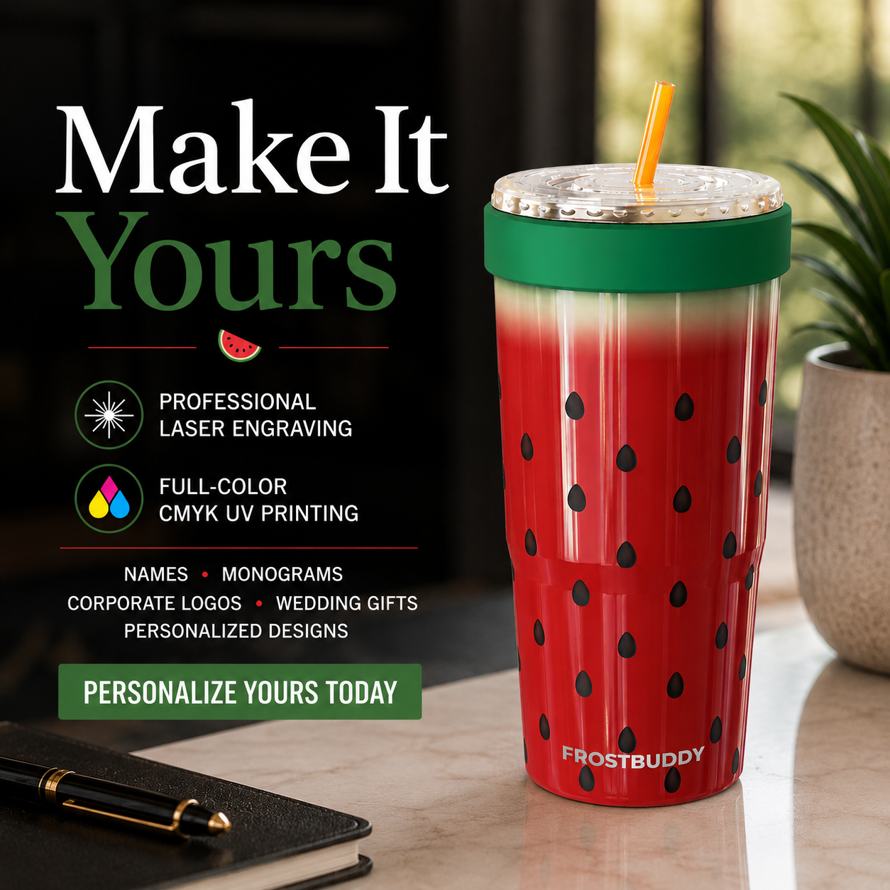 FrostBuddy ToGo Buddy 30 oz - Watermelon Kiss