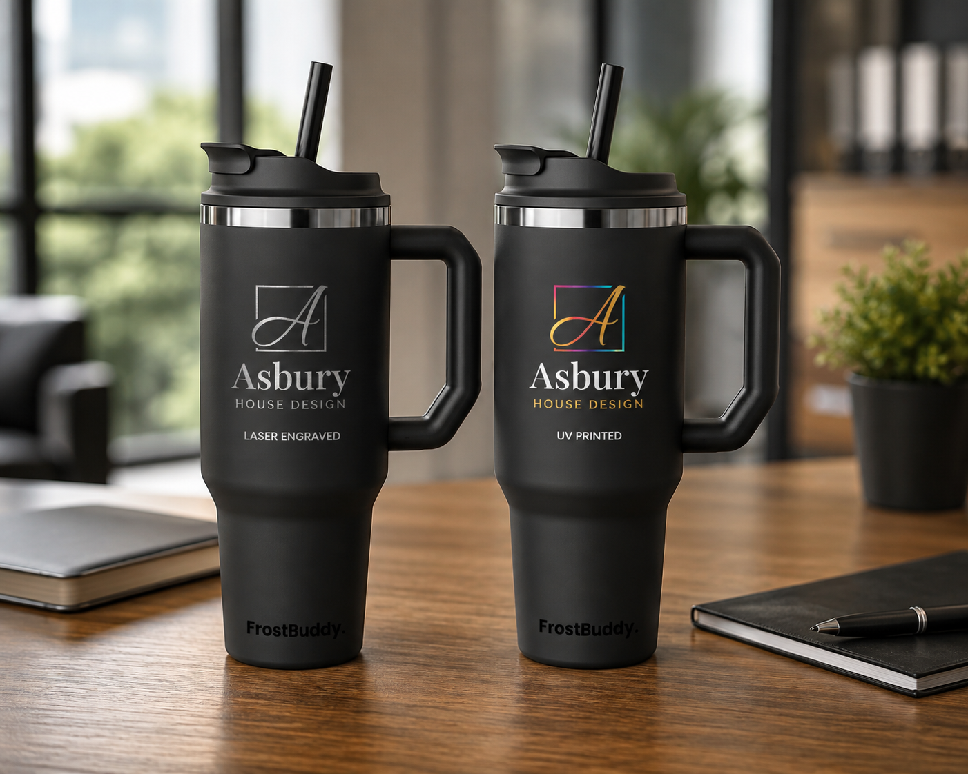FrostBuddy Thicc Buddy - Dark Knight — custom business branding example