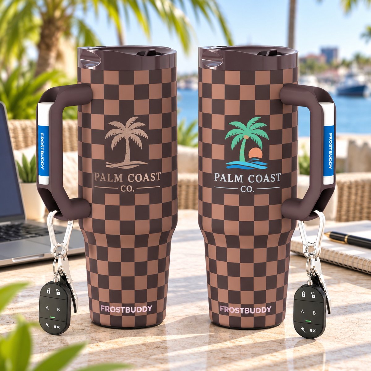 FrostBuddy Thicc Buddy - Espresso Checkered