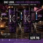 Knotty Purple FrostBuddy Thicc Buddy 40 oz personalized tumbler, side view