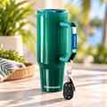 Lucky Jade FrostBuddy Thicc Buddy 40 oz personalized tumbler, front view