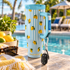 Main Squeeze FrostBuddy Thicc Buddy 40 oz personalized tumbler, alternate angle