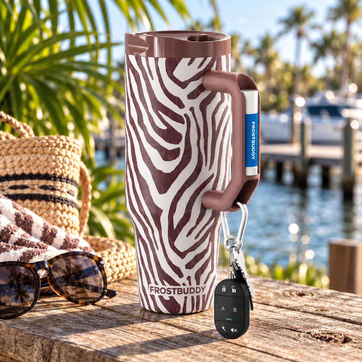 Wild Side FrostBuddy Thicc Buddy 40 oz personalized tumbler, alternate angle