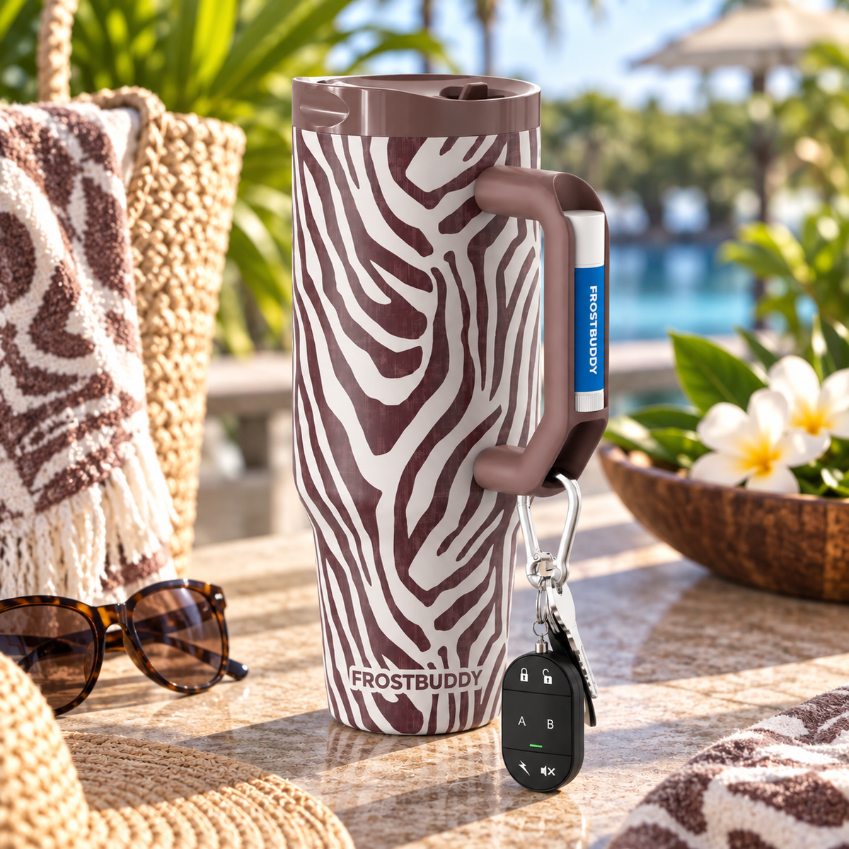 Wild Side FrostBuddy Thicc Buddy 40 oz personalized tumbler, side view