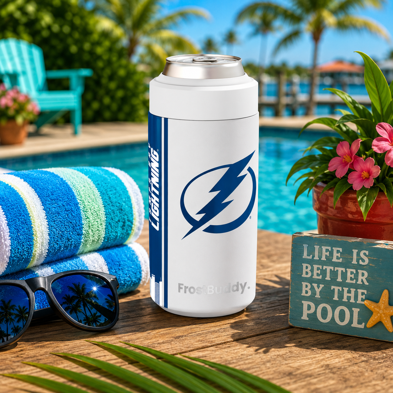 FrostBuddy Universal Buddy - Tampa Lighning White