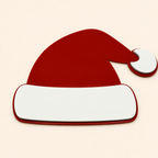 Santa Hat acrylic interchangeable