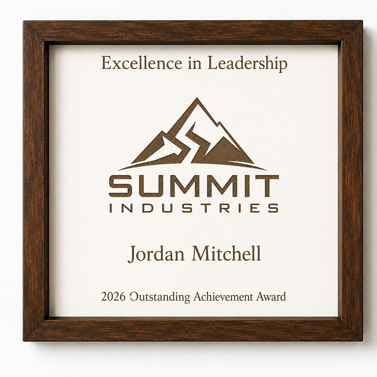 Personalized Wood Engraved Sign | Your Photo & Message