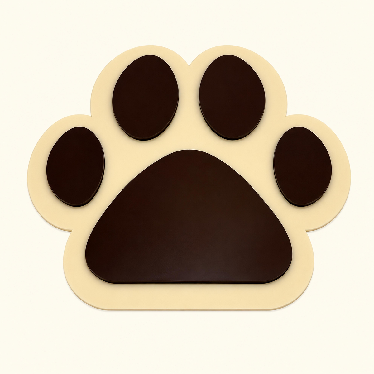 Paw print acrylic interchangeable for a welcome sign