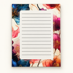 Jewel Florals decorative notepad design