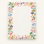 Pastel Garden decorative notepad design